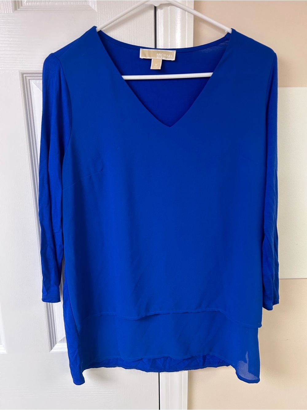 Michael Kors Blue Tunic Top